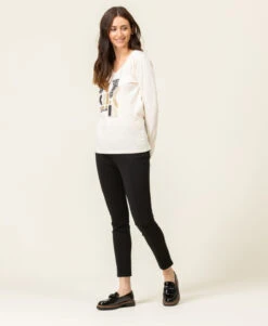 T-shirt Manches Longues Col V Imprimé Doré 10 T-shirt Manches Longues Col V Imprimé Doré -Terre De Marins prod 8018 tee shirt ml grege tigrine 666x812 fc7ea0111e0b