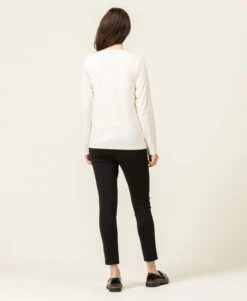 T-shirt Manches Longues Col V Imprimé Doré 11 T-shirt Manches Longues Col V Imprimé Doré -Terre De Marins prod 8019 tee shirt ml grege tigrine 666x812 fc7ea0111e0b