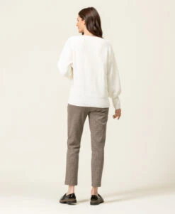 Gilet Blanc Cassé Femme Boutons Dorés -Terre De Marins prod 8024 cardigan tricot naturel kouros 666x812 fc7ea0111e0b