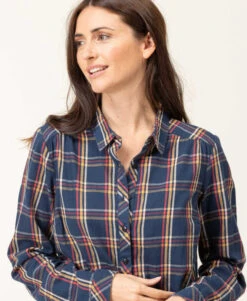 Chemise à Carreaux Femme 7 Chemise à Carreaux Femme -Terre De Marins prod 8068 chemise chemisier ml carreaux indigo celosie 666x812 fc7ea0111e0b