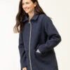 Manteau Bleu Marine Femme -Terre De Marins prod 8071 manteau indigo xalam 666x812 fc7ea0111e0b