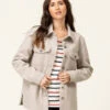 Veste Recyclée Beige Femme -Terre De Marins prod 8081 veste ml beige chine verdie 666x812 fc7ea0111e0b