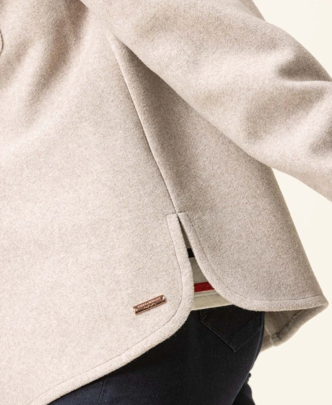 Veste Recyclée Beige Femme 5 Veste Recyclée Beige Femme – Image 3