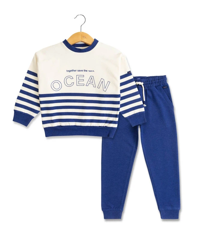 Ensemble Jogging Bleu Enfant Pull + Pantalon 3 Ensemble Jogging Bleu Enfant Pull + Pantalon