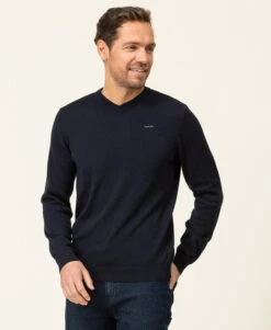 Pull Bleu Marine Homme