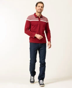 Polo Manches Longues Rouge Grenat Homme 10 Polo Manches Longues Rouge Grenat Homme -Terre De Marins prod 8128 polo ml grenat ojari 666x812 fc7ea0111e0b