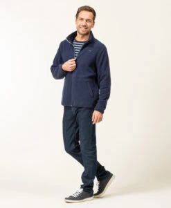 Polaire Zippée Bleu Marine Homme -Terre De Marins prod 8141 veste ml indigo victor 666x812 fc7ea0111e0b