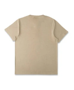 T-shirt Homme Manches Courtes Beige Sable Col Tunisien -Terre De Marins prod 8167 tee shirt mc sable mouchete tunisi 666x812 fc7ea0111e0b