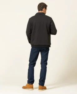 Veste Noir En Molleton Homme -Terre De Marins prod 8173 veste ml noir vesma 666x812 fc7ea0111e0b