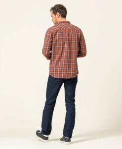 Chemise Rouille à Carreaux Homme 11 Chemise Rouille à Carreaux Homme -Terre De Marins prod 8183 chemise chemisier ml carreaux rouille caromu 666x812 fc7ea0111e0b