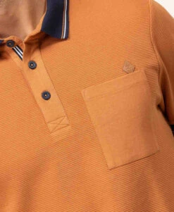 Polo Manches Courtes Rouille Homme 11 Polo Manches Courtes Rouille Homme -Terre De Marins prod 8199 polo mc rouille otoma 666x812 fc7ea0111e0b