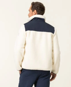 Veste Bi-matière Homme Sherpa Blanc Cassé -Terre De Marins prod 8211 veste ml beige sable xilopia 666x812 fc7ea0111e0b
