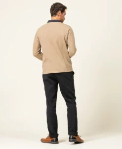 Polo Manches Longues Beige Homme 11 Polo Manches Longues Beige Homme -Terre De Marins prod 8267 polo ml sable orai 666x812 fc7ea0111e0b