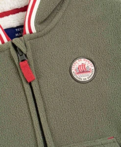 Polaire à Capuche Kaki Garçon -Terre De Marins prod 8372 veste ml kaki vopola 666x812 fc7ea0111e0b