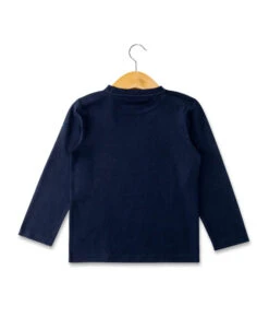 T-shirt Imprimé Bleu Marine Manches Longues Garçon -Terre De Marins prod 8380 tee shirt ml indigo tonili 666x812 fc7ea0111e0b