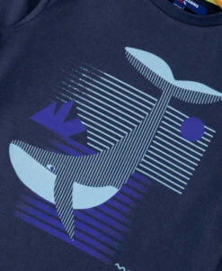 T-shirt Imprimé Bleu Marine Manches Longues Garçon -Terre De Marins prod 8381 tee shirt ml indigo tonili 666x812 fc7ea0111e0b