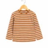 Marinière Garçon éco-conçue Camel /grège -Terre De Marins prod 8388 mariniere ml fond camel raye grege ecogal 666x812 fc7ea0111e0b