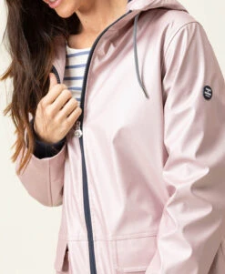Ciré Rose Irisé Femme -Terre De Marins prod 8460 imper cire rose irise xecirec 666x812 fc7ea0111e0b