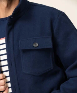 Veste Bleu Marine Homme En Maille Feutrée -Terre De Marins prod 8465 veste ml indigo veritage 666x812 fc7ea0111e0b