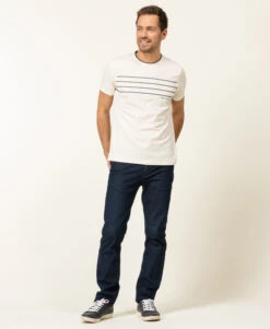 T-shirt Manches Courtes Grège Homme 10 T-shirt Manches Courtes Grège Homme -Terre De Marins prod 8471 tee shirt mc grege toritage 666x812 fc7ea0111e0b