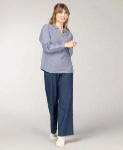 Blouse Bleu Marine Femme -Terre De Marins prod 8523 blouse ml indigo cotouest 666x812 fc7ea0111e0b