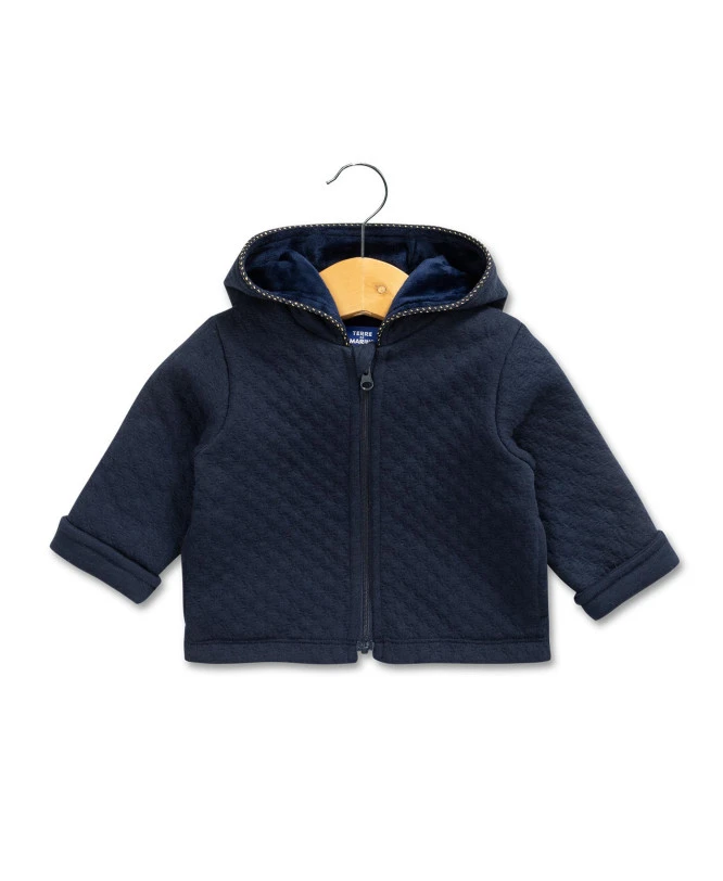 Veste à Capuche Bleu Marine Bébé Fille 3 Veste à Capuche Bleu Marine Bébé Fille