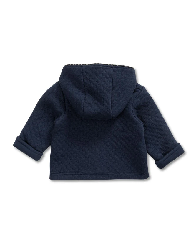 Veste à Capuche Bleu Marine Bébé Fille 4 Veste à Capuche Bleu Marine Bébé Fille – Image 2