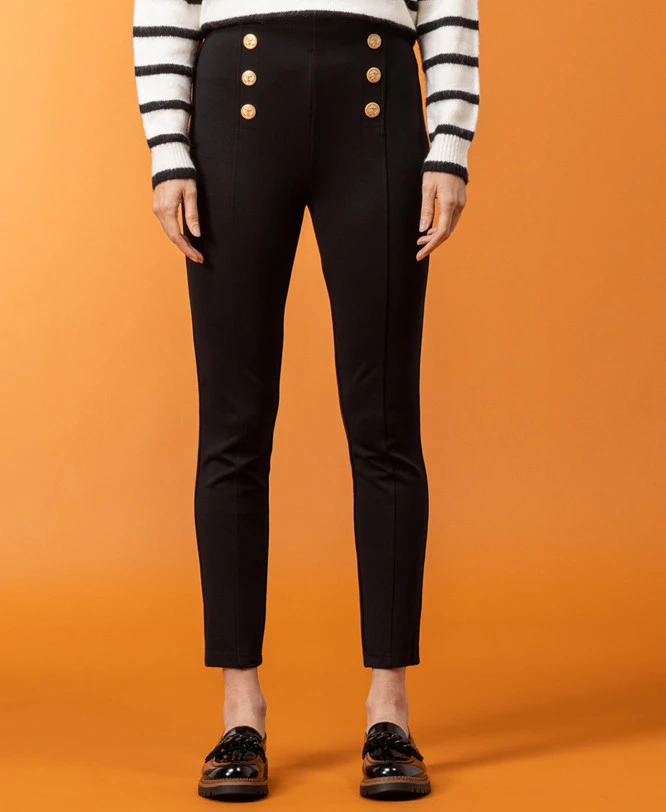 Pantalon Noir 7/8ème Femme 3 Pantalon Noir 7/8ème Femme