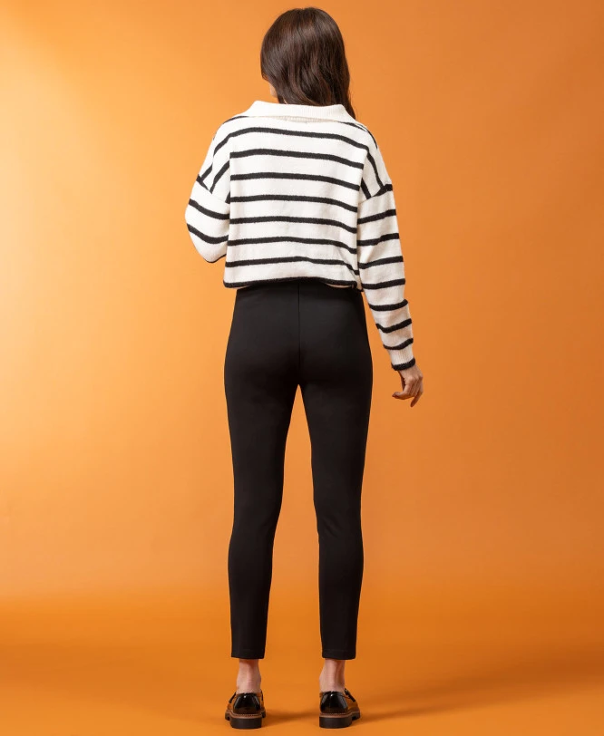 Pantalon Noir 7/8ème Femme 5 Pantalon Noir 7/8ème Femme – Image 3