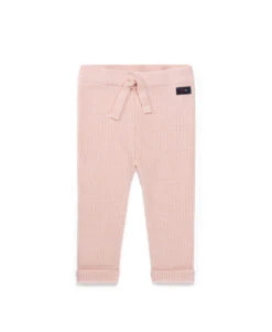 Legging Long Rose Pâle Bébé