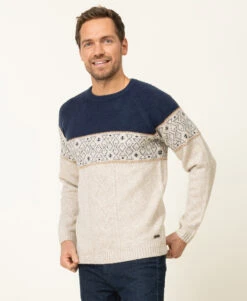 Pull De Noël Homme -Terre De Marins prod 8810 pull beige chine kolium 666x812 fc7ea0111e0b
