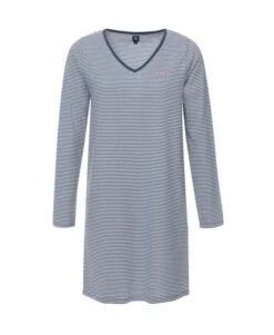 Chemise De Nuit Rayée Femme