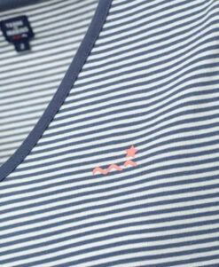 Chemise De Nuit Rayée Femme -Terre De Marins prod 8854 chemise de nuit raye proda 666x812 fc7ea0111e0b