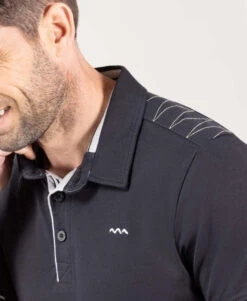 Polo Bleu Marine Homme 9 Polo Bleu Marine Homme -Terre De Marins prod 9056 polo mc noir oldun 666x812 fc7ea0111e0b