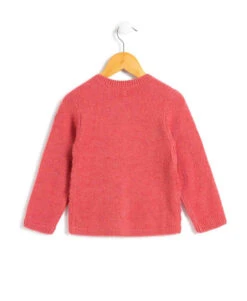 Gilet Rose Foncé Fille -Terre De Marins prod 9109 cardigan tricot rose fonce gizal 666x812 fc7ea0111e0b