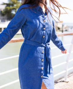 Robe En Jean Femme -Terre De Marins prod 9212 robe ml denim royel 666x812 fc7ea0111e0b