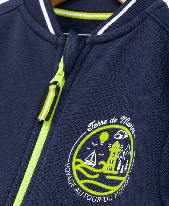 Veste Bleu Marine Garçon 5 Veste Bleu Marine Garçon – Image 3