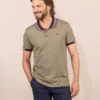Polo Manches Courtes Kaki Clair Homme -Terre De Marins prod 9347 polo mc kaki clair orel 666x812 fc7ea0111e0b