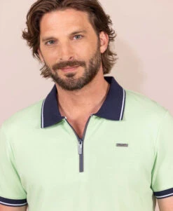 Polo Vert Pistache Homme -Terre De Marins prod 9355 polo mc vert pistache octavien 666x812 fc7ea0111e0b