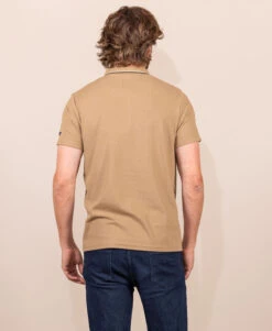 Polo Manches Courtes Beige Homme 6 Polo Manches Courtes Beige Homme -Terre De Marins prod 9359 polo mc sable fonce oderic 666x812 fc7ea0111e0b
