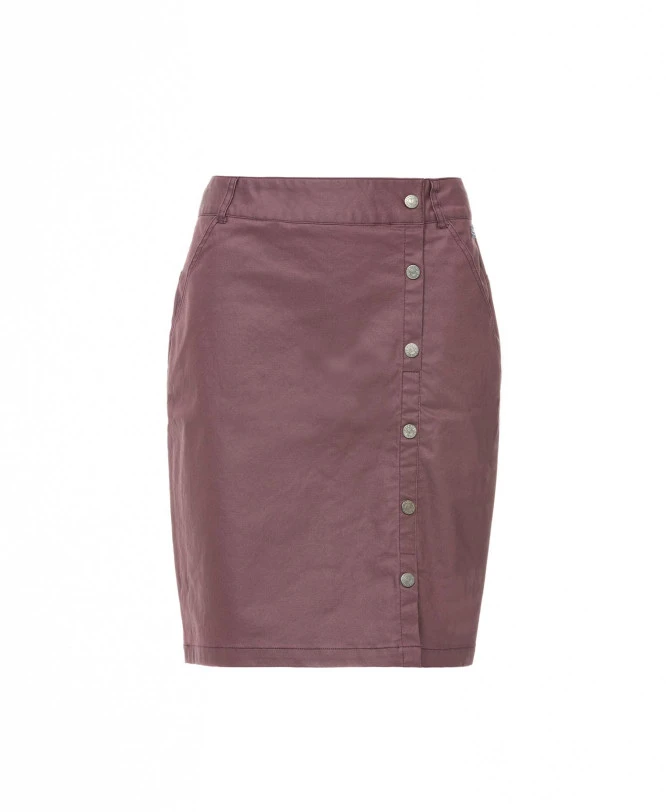 Jupe Courte Bordeaux Effet Enduit Femme 4 Jupe Courte Bordeaux Effet Enduit Femme – Image 2