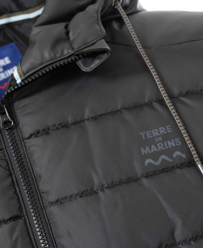 Doudoune à Capuche Noir Homme 5 Doudoune à Capuche Noir Homme – Image 3