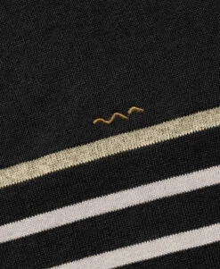 Pull Marin Noir Rayé Femme -Terre De Marins prod 9652 pull fond noir raye naturel boricha pull f fond 666x812 fc7ea0111e0b
