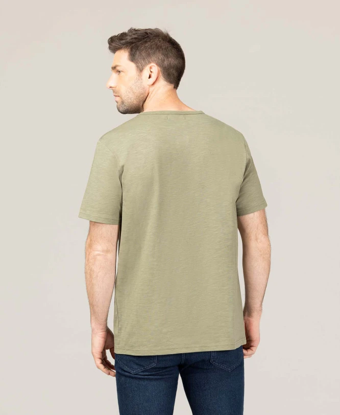 Tee-shirt Kaki Clair Homme 4 Tee-shirt Kaki Clair Homme – Image 2