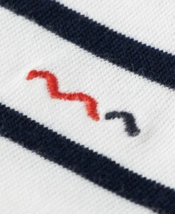 Marinière Garçon éco-conçue Blanc/bleu Marine 7 Marinière Garçon éco-conçue Blanc/bleu Marine -Terre De Marins prod 9774 mariniere ml fond blanc casse raye indigo ecogal 666x812 fc7ea0111e0b