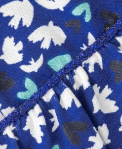 Ensemble Bébé Fille Imprimé Bleu Robe + Bloomer + Bandeau -Terre De Marins prod 9803 robe bas fond bleu imprime blanc effelle 666x812 fc7ea0111e0b