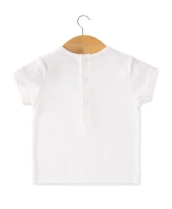 Ensemble Salopette + T-shirt Bébé Rayé Pêche -Terre De Marins prod 9833 salopette courte haut naturel peche efir 666x812 fc7ea0111e0b