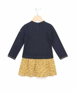 Robe Fille Manches Longues Effet 2 En 1 -Terre De Marins prod 984 robe ml marine cric 666x812 fc7ea0111e0b