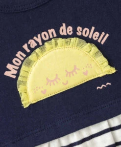 Ensemble Bébé Fille Tunique Marinière + Legging Rose -Terre De Marins prod 9868 robe accessoire indigo efrady 666x812 fc7ea0111e0b