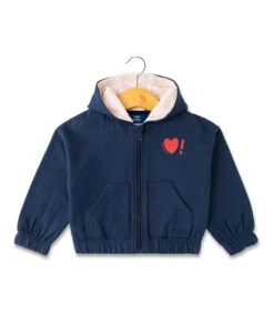 Veste à Capuche Fille En Molleton